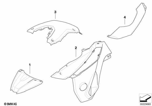 46617723113 - : Front Wheel Fender for BMW-Motorrad Image