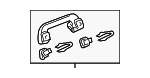 83240SNAA11ZL - Body: Grip Handle for Honda: Accord, Accord Crosstour, Civic, Crosstour, Odyssey Image