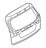 60809XC00B9P - : Lift Gate for Subaru Image