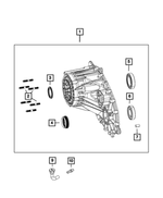 68089689AB - Transfer Case and Power Transfer Unit: Input Gear Bearing for Mopar Image