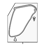 6787212590 - Body: Door Seal for Toyota: Corolla, GR Corolla Image