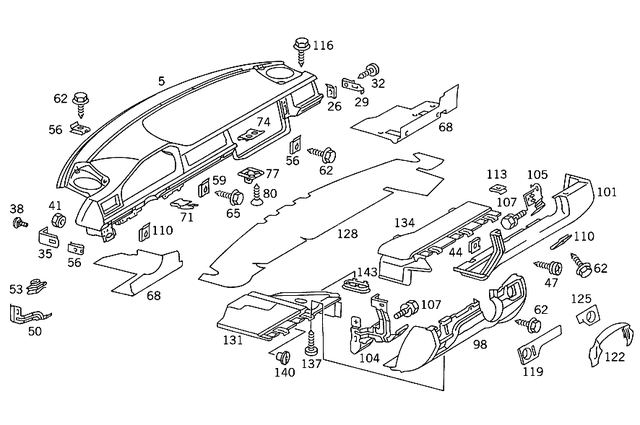 1246801665 - : Trim Ring for Mercedes-Benz Image