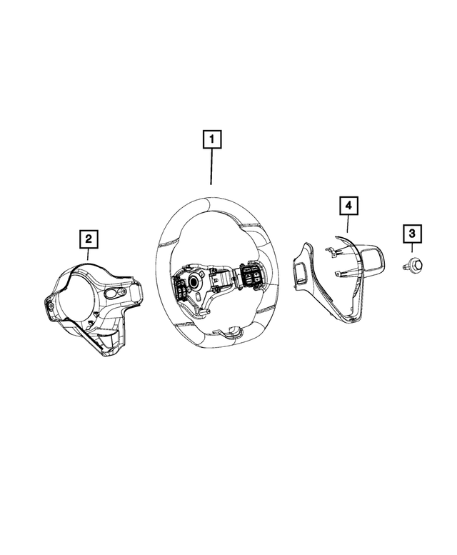 5NP57HL1AA - Steering: Steering Wheel for Mopar Image image