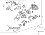 8794548100 - : Mirror Cover for Lexus Image
