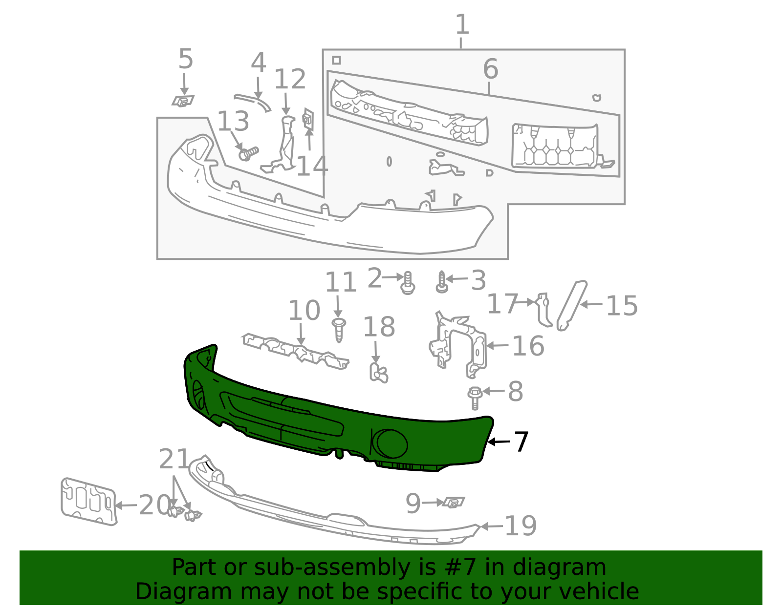 Genuine OEM Ford Part - Bumper 6L3Z-17757-CAPTM | Genuine OEM Ford ...