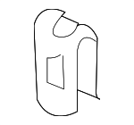 24449408 - : Plastic Nut for Saab: 9-3, 9-3X, 9-5 Image