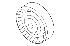 6M260938J - Maintenance &amp; Lubrication: Accessory Drive Belt Idler Pulley for Audi Image