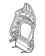88310IB701 - Body: Seat Back Frame for Hyundai Image