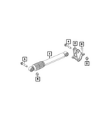 6511942AA - Rear Suspension: Hex Flange Head Screw for Dodge: Durango | Jeep: Gladiator, Grand Cherokee, Grand Cherokee WK Image