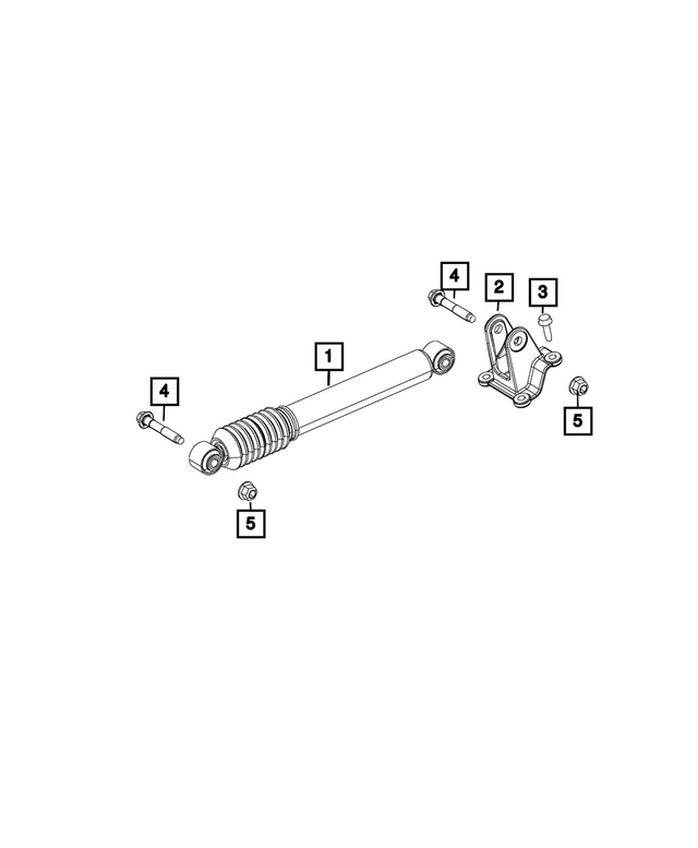 6511942AA - Rear Suspension: Hex Flange Head Screw for Mopar Image