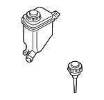7L6422371E - Steering: Reservoir for Volkswagen: Touareg Image