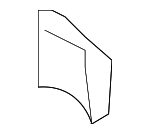 BP4K68893A02 - : 2004-2009 Mazda 3 - Rear Body Trim Cover for Mazda: 3 Image