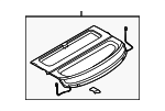 B32H68310E02 - : Pkg Tray Trim for Mazda: 3 Image
