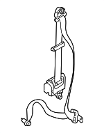 K33W57630B08 - Electrical: Belt &amp; Retractor for Kia: Rio Image