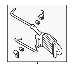575400W300 - Cooling System: Power Steering Cooler for Hyundai Image