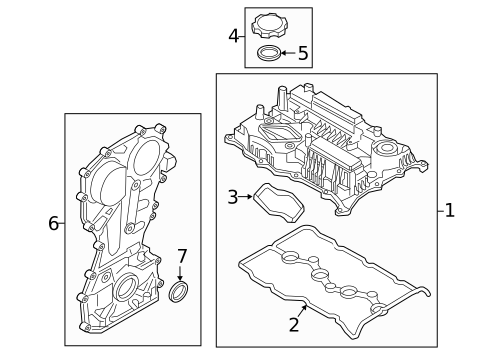 Valve & Timing Covers for 2016 Kia Optima #0