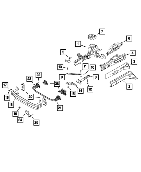 Frames for 2017 Jeep Renegade #0