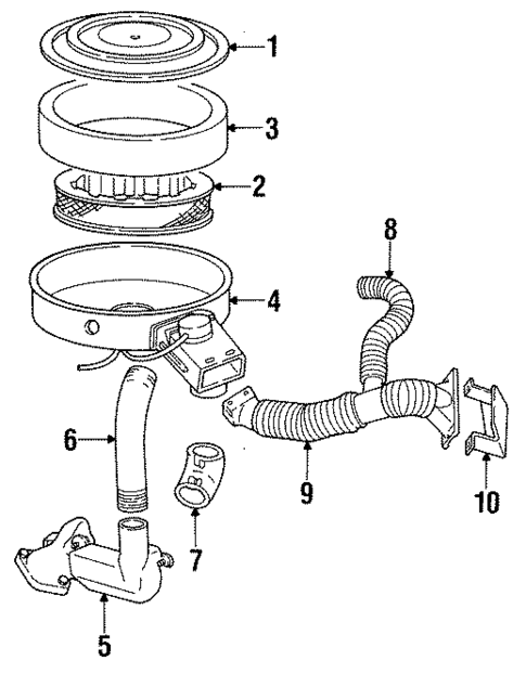 Air Intake for 1991 Dodge B250 #0