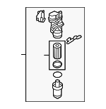 6F115397L - Engine: Adapter for Audi: A3, A4, A4 Quattro, TT, TT Quattro, TTS Quattro Image