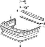 F5AZ17K835A - Body: Bumper Cover for Ford Image