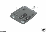 61319225945 - Vehicle Electrical System: Switch Unit Roof for BMW Image