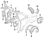94450206000 - : Roof Rail for Porsche: 968 Image