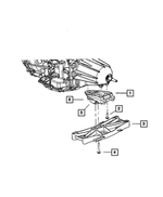 6101759 - 42RLE; 4-Speed; Automatic Transmission: Hex Head Screw And Washer for Mopar Image