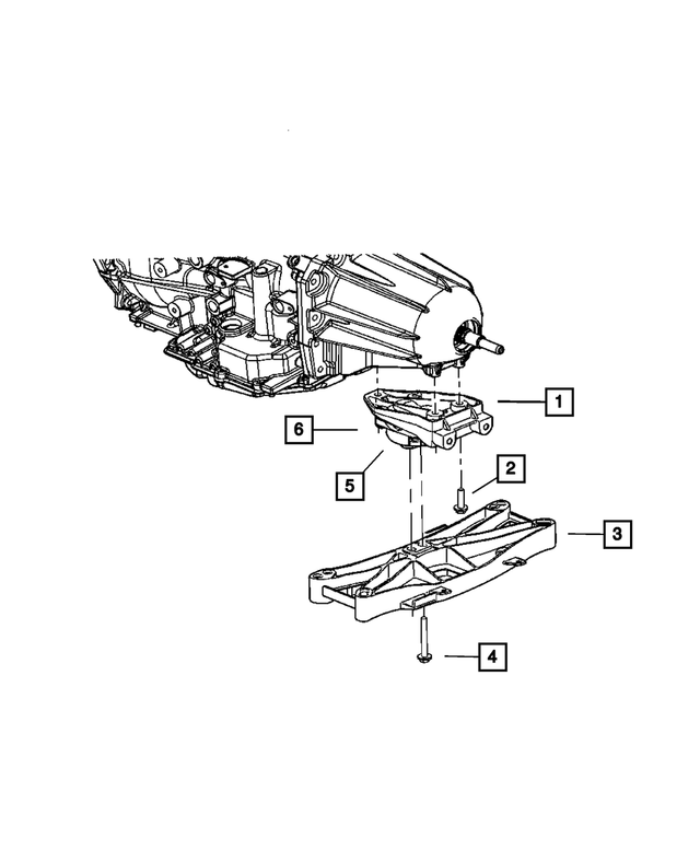 « 6101759 – 42RLE; 4-Speed; Automatic Transmission : Tête Hexagonale Vis Et Rondelle pour Mopar Image »
