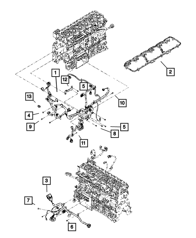 4429689 - Electrical: Hex Flange Nut for Mopar Image