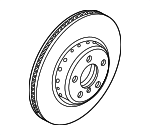 34106865722 - Brakes: Rotor for BMW Image