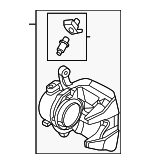 34106872799 - Brakes: Caliper for BMW Image