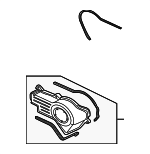 1062A006 - Engine: Upper Timing Cover for Mitsubishi Image