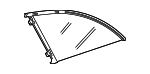 2516703850 - Body: Quarter Glass for Mercedes-Benz Image