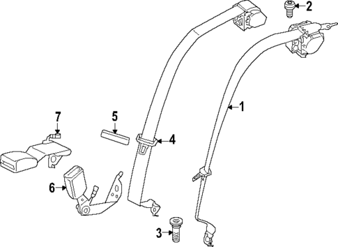 Seat Belt for 2024 BMW i7 #0