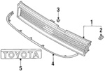 5310112490 - Body: Grille for Toyota: Corolla Image