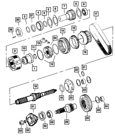 Gear Train for 2002 Dodge Ram 3500 #0