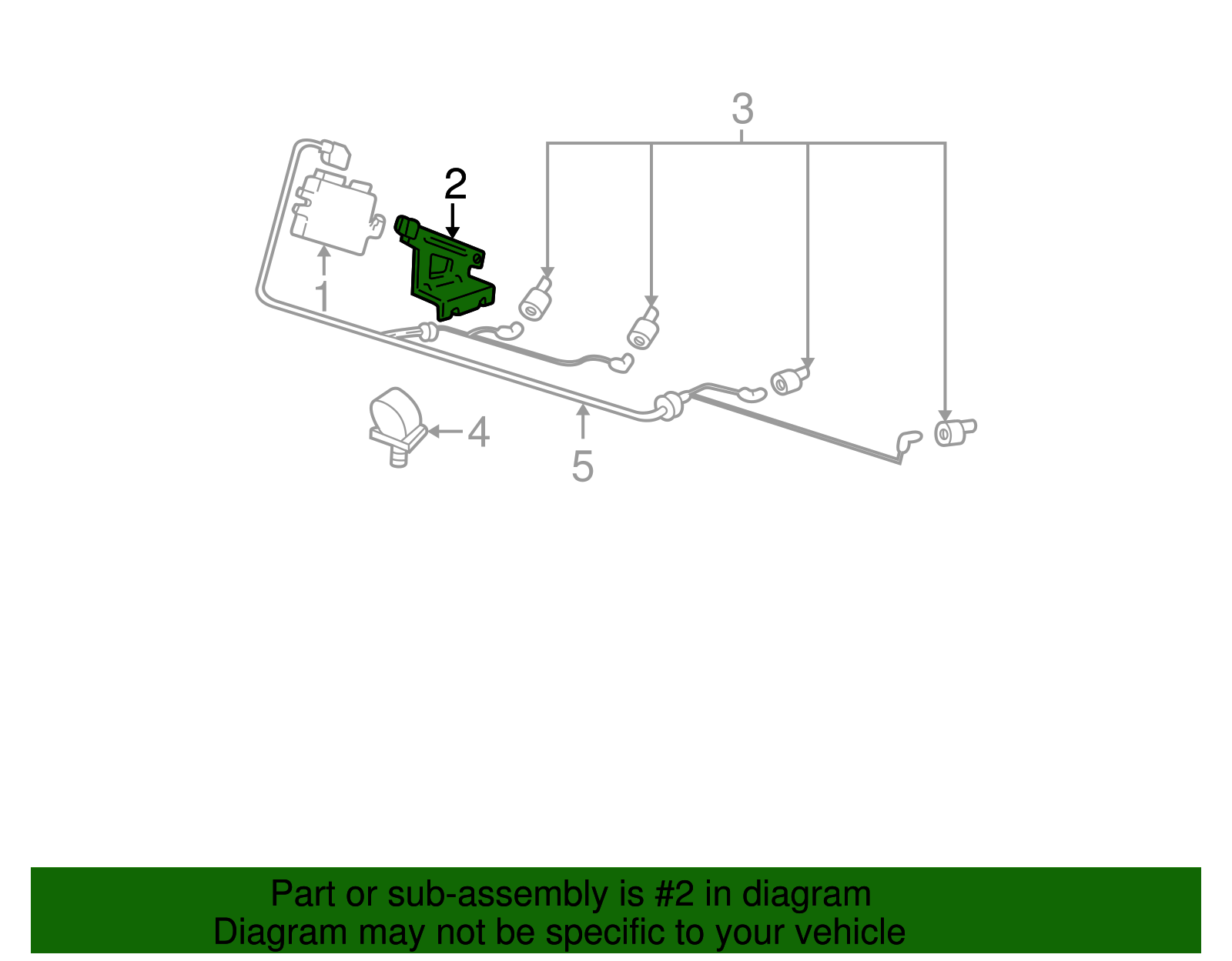Control Module Bracket - BMW (66218367662)