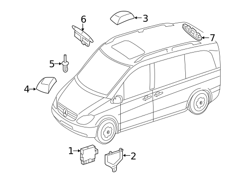 Parking Aid for 2022 Mercedes-Benz Metris #0
