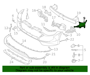 2020-2023 Hyundai Sonata Duct 86544-L1100 | MotorMotor