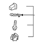 86552L1000 - Body: Side Bracket for Hyundai Image