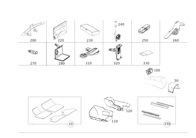 8104900 - Interior Equipment: Clothes Hanger for Mercedes-Benz: C250, C300, C350, CLS400, CLS550, E250, E350, E400, E550, E63 AMG, GL350, GL450, GL550, GL63 AMG, GLE300d, GLE350, GLE400, GLE43 AMG, GLE450 AMG, GLE550e, GLE63 AMG, GLE63 AMG S, GLK250, GLK350, GLS350d, GLS450, GLS550, GLS63 AMG, Maybach S550, Maybach S560, Maybach S600, Maybach S650, ML250, ML350, ML400, ML550, ML63 AMG, S450, S550, S550e, S560, S600, S63 AMG, S65 AMG Image
