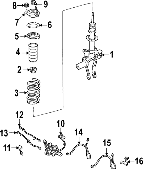 Struts & Components for 2025 Mercedes-Benz SL55 AMG #0