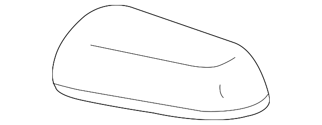 thumbnail image 2 of Mirror Cap For 2008-2014 Mitsubishi Lancer - Black, Paint-to-Match Finish 2 of 5