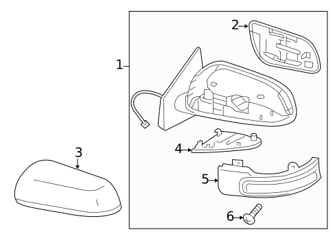 Outside Mirrors for 2017 Mitsubishi Lancer #0