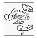 7632C367 - : Mirror Assembly for Mitsubishi Image