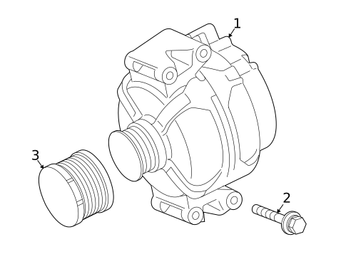 Alternator for 2022 Mercedes-Benz GLC43 AMG #1