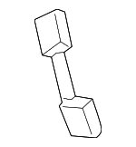 74482TVAA00 - Body: Fuel Pocket Cover for Honda: Accord Image