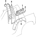 96063456 - Body: Inner Panel for Chevrolet: Tracker Image