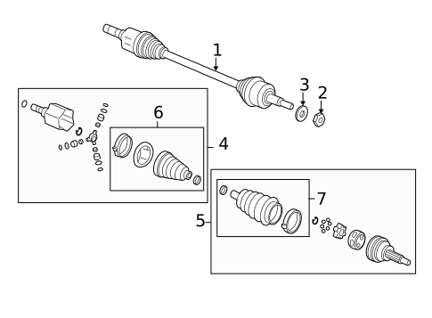 Hardware, Fasteners & Fittings for 2006 Pontiac Torrent #0