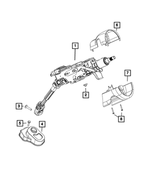 68337892AA - Steering: Dash Seal Cover for Mopar Image